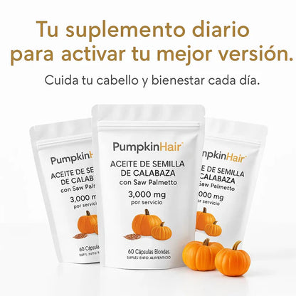 Aceite de Semillas Calabaza - RECUPERÁ TU PELO Y RECUPERÁ TU CONFIANZA
